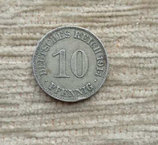 Werty71 Германия 10 пфеннигов 1914 А