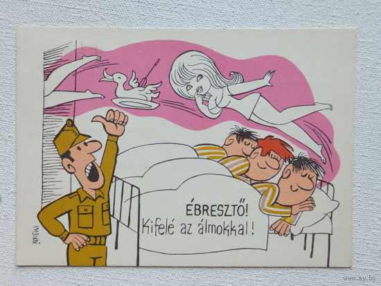 Юмор Венгрия 1983  10х15 см