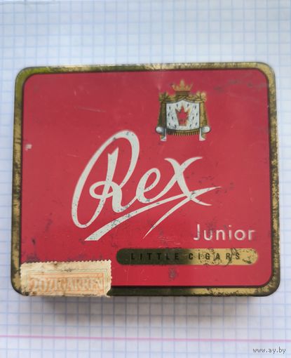 Винтажная жестяная коробка для сигарет  – 1950-е