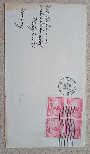Конверт олимпиада 1932 Кпд