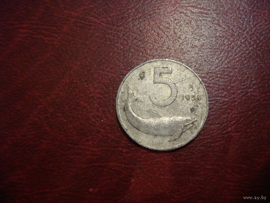 5 лир 1954 год Италия