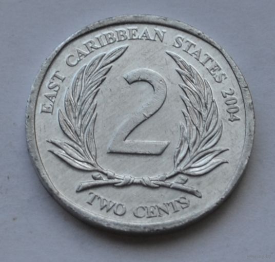 Восточные Карибы, 2 цента 2004 г.