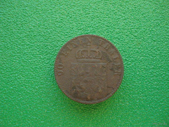 4 пфеннинга Пруссия 1861 год.