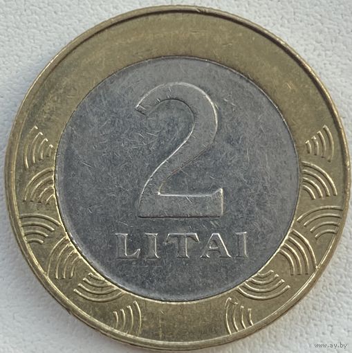 Литва 2 лита 2008 г.