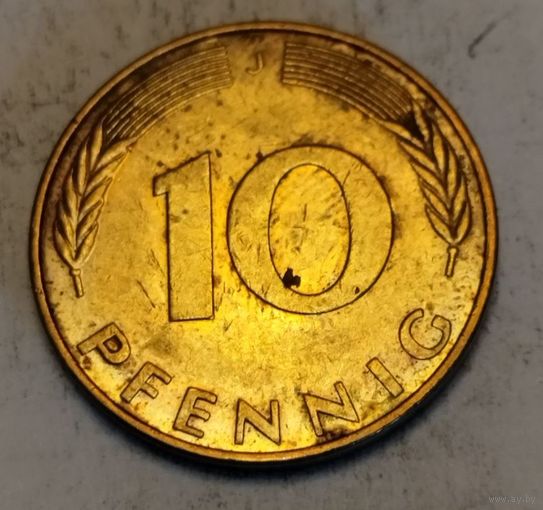 Германия 10 пфенинг 1989 J