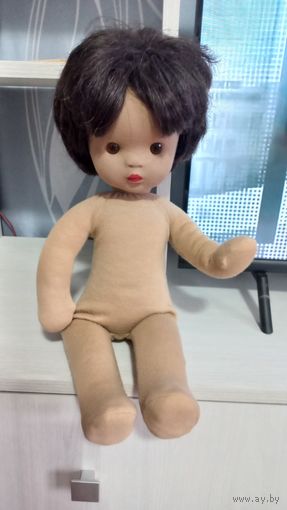 Кукла на каркасном теле винтаж