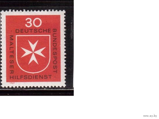 Германия(ФРГ)-1969,(Мих.600), ** , Мальтийский орден