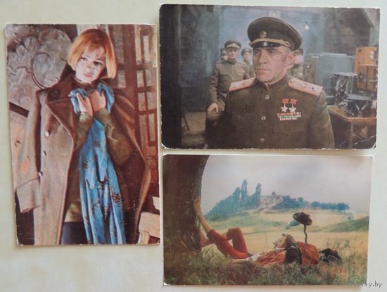 Открытки, сцены из кинофильмов