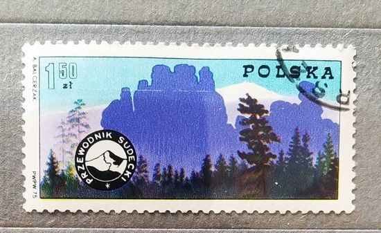 Марка Польша 1975 год 100-летие Организации горных гидов