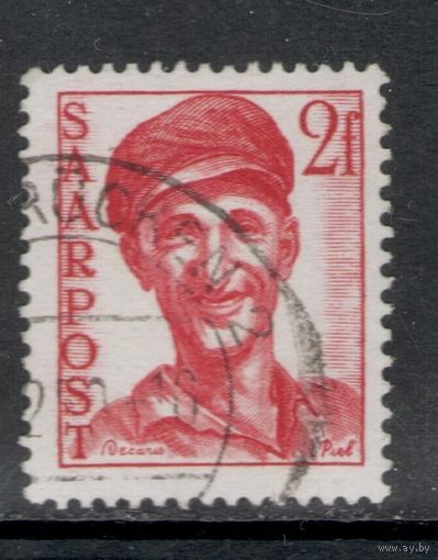 Германия/Саар 1948 Стандарт. Профессии. Рабочий