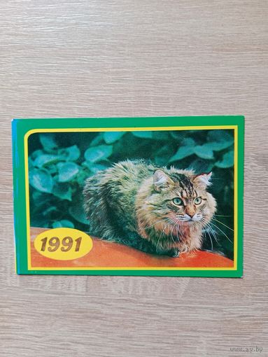 Календарик 1991