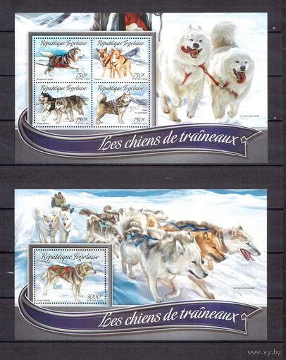 Того 2016 Фауна собаки - 1 лист + 1 блок MNH**