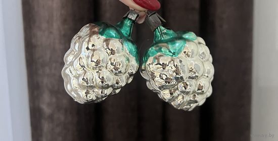 Елочная игрушка виноград цена за все СССР К.6