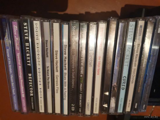 Collection  17pcs audio CDs Albums genesis  steve hackett