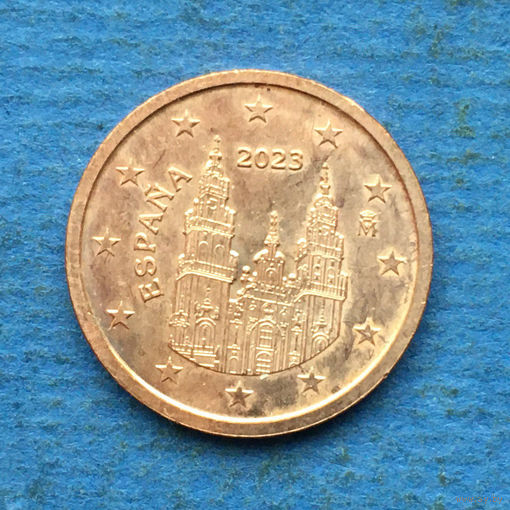 Испания 2 евроцента 2023