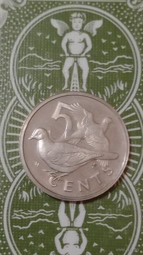 Виргинские острова 5 центов 1973