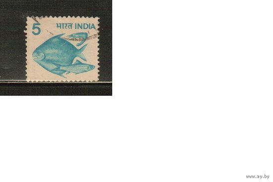 Индия-1979(Мих.792) , гаш.  , Морская Фауна , Рыбы
