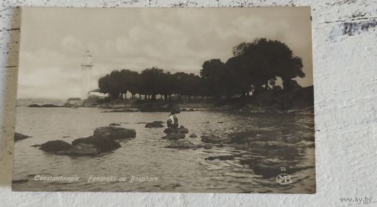 Константинополь. Маяк на Босфоре. ЧИСТАЯ. Примерно 1910.