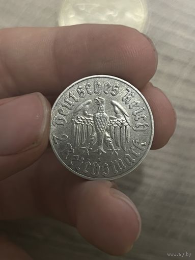 2 марки 1933 Лютер A хороший сохран!