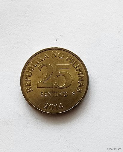 Филиппины 25 сентимо, 2014