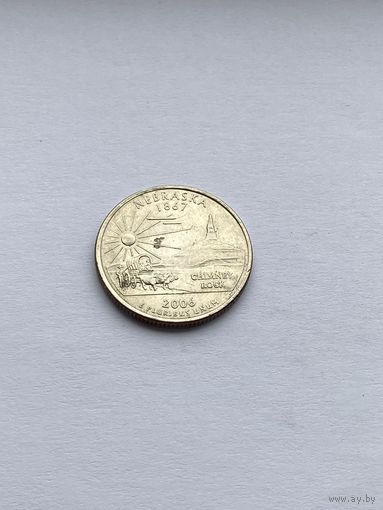 25 центов 2006 г. Небраска, США