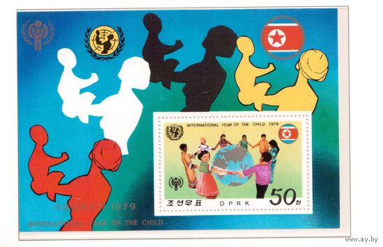 КНДР-1979,(Мих.Бл.58) ** ,  Год ребенка,