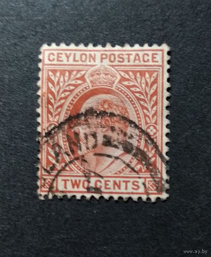 Великобритания\357с\Цейлон 1904-1911 стандарт король