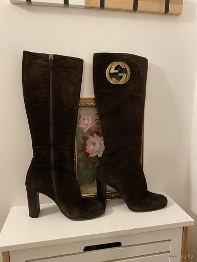 Сапоги шикарные бренд GUCCI, оригинал