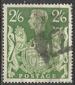Британия. Король Георг VI. Герб со львами. 1941г. Mi#228.