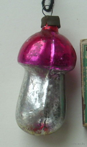 Ёлочная игрушка. Грибок. Ё-19.