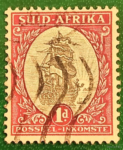 Южная Африка 1953. Корабль Яна ван Рибека прибывшего в Кейптаун в 1652 году