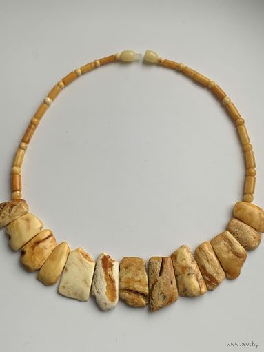 Янтарь. Янтарное колье Бусы янтарные