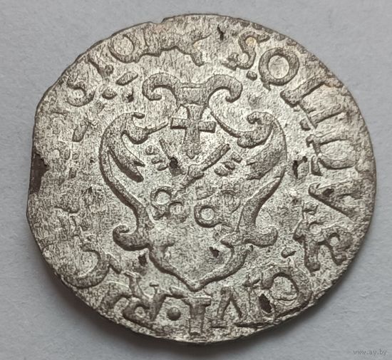 Рыжскi Кiрмаш! Солид 1610, Рига, Сигизмунд III.