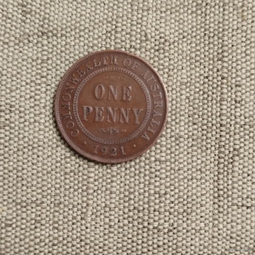 Австралия 1 пенни, 1921