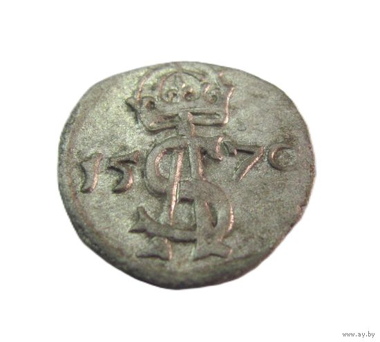 Двуденар литовский 1570 Вильно Сигизмунд Август