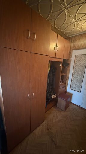 Большая прихожая шкаф полка вешалка