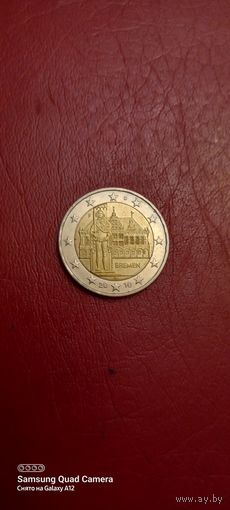 Германия, 2 евро 2010, Бремен, F (1).