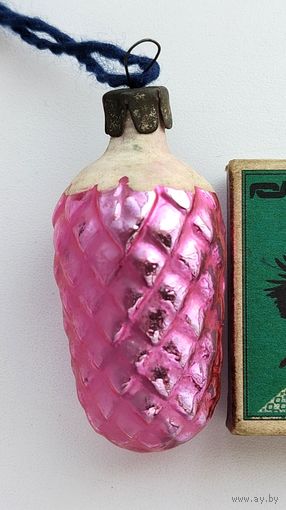 Ёлочная игрушка. Шишка. Э-30.