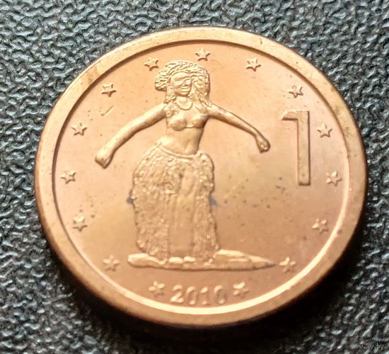Острова Кука 1 цент, 2010