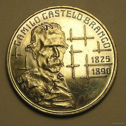 Португалия, 100 Эск. 1990 Камило Кастело Бранко