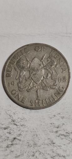 Кения 1 шиллинг 1968