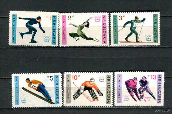 Болгария - 1964 - Олимпийские игры - [Mi. 1426-1431] - полная серия - 6 марок. MH.  (Лот 17FS)-T25P27