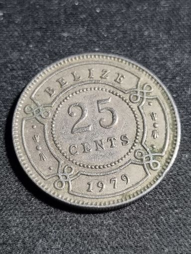 Белиз 25 центов 1979