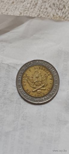 Аргентина 1 песо 2009