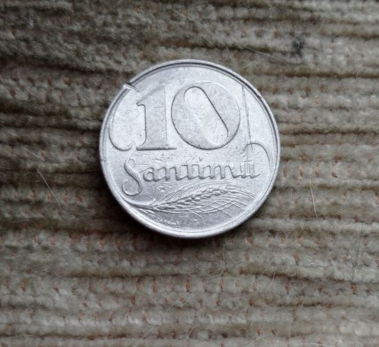 Werty71 Латвия 10 сантимов 1922