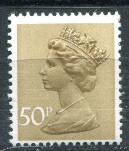 Великобритания - 1977г. - королева Елезавета II, стандартный выпуск - 1 марка - полная серия, MNH [Mi 731]. #3-GB-Z-1-6