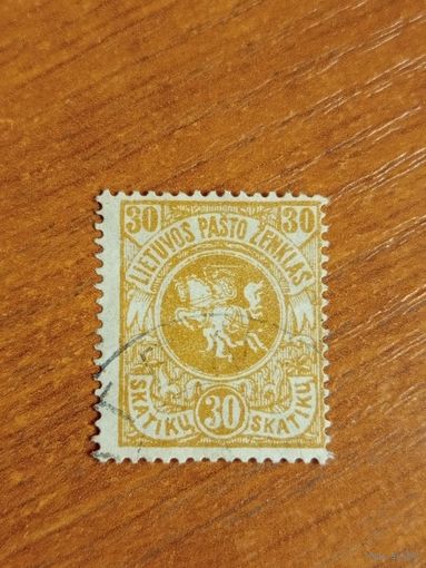 1919 Литва Мих 53 герб Погоня (3-1)