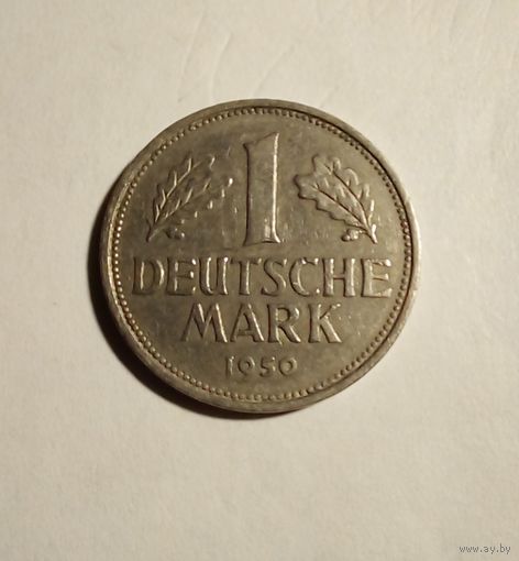 Германия 1 марка 1950 F