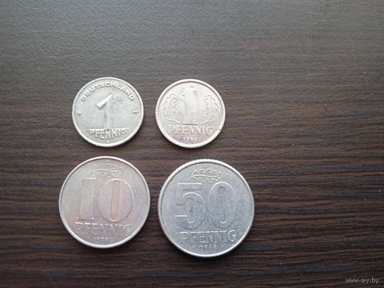 ГДР - 4 монеты