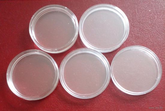 Капсулы для белоруских монет 20 руб.Внутренний диаметр 38,61мм.